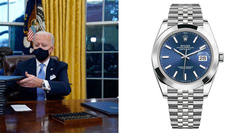 biden inauguration watch rolex